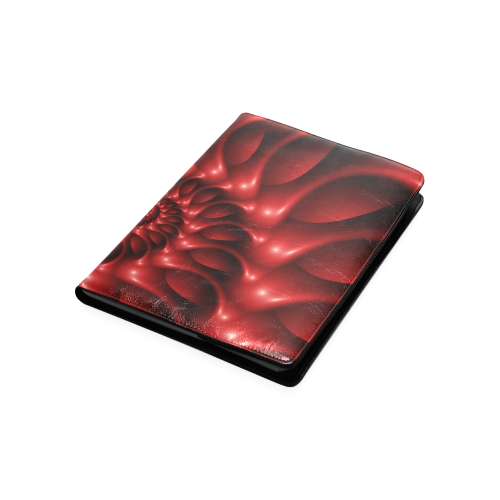 Plum Red Glossy Spiral Custom NoteBook B5
