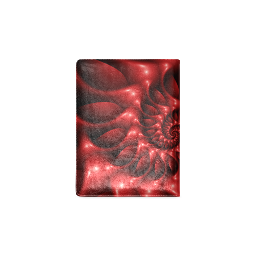 Plum Red Glossy Spiral Custom NoteBook B5