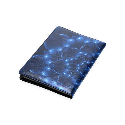 Blue Glossy Spiral Custom NoteBook A5