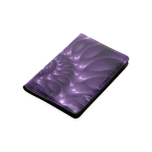 Purple Glossy Spiral Custom NoteBook A5