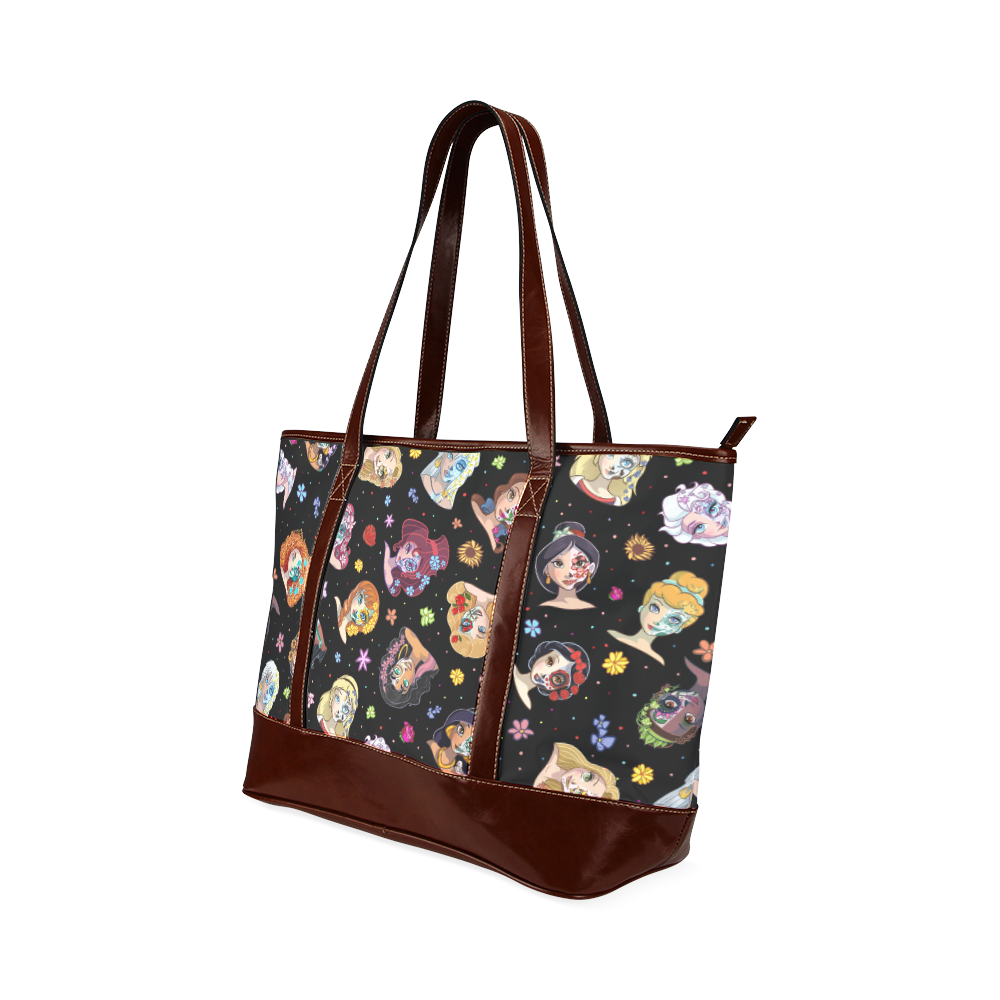 Leading Ladies: Sugar Skull Series Tote Handbag (Model 1642)