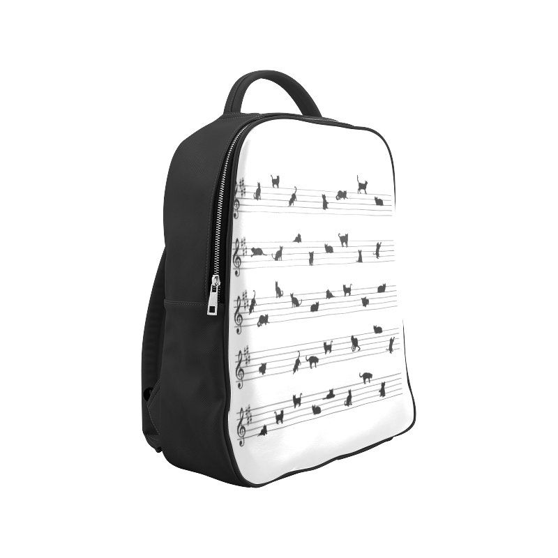Conceptual Cat Song Musical Notes Popular Backpack (Model 1622)