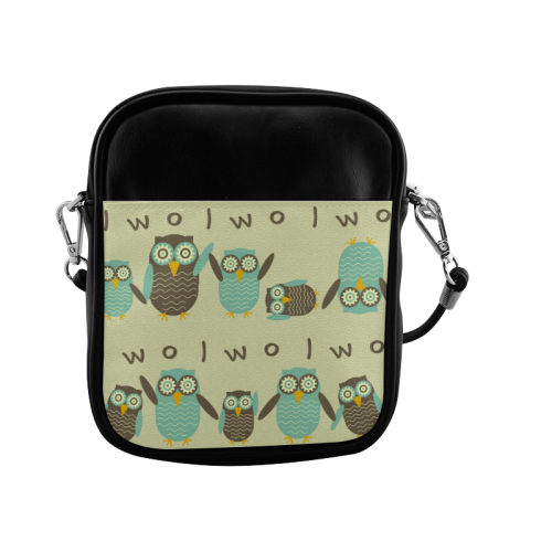 Engergetic Owls Sling Bag (Model 1627)