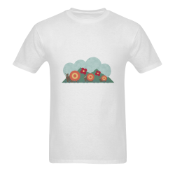 Snails Sunny Men's T- shirt (Model T06)