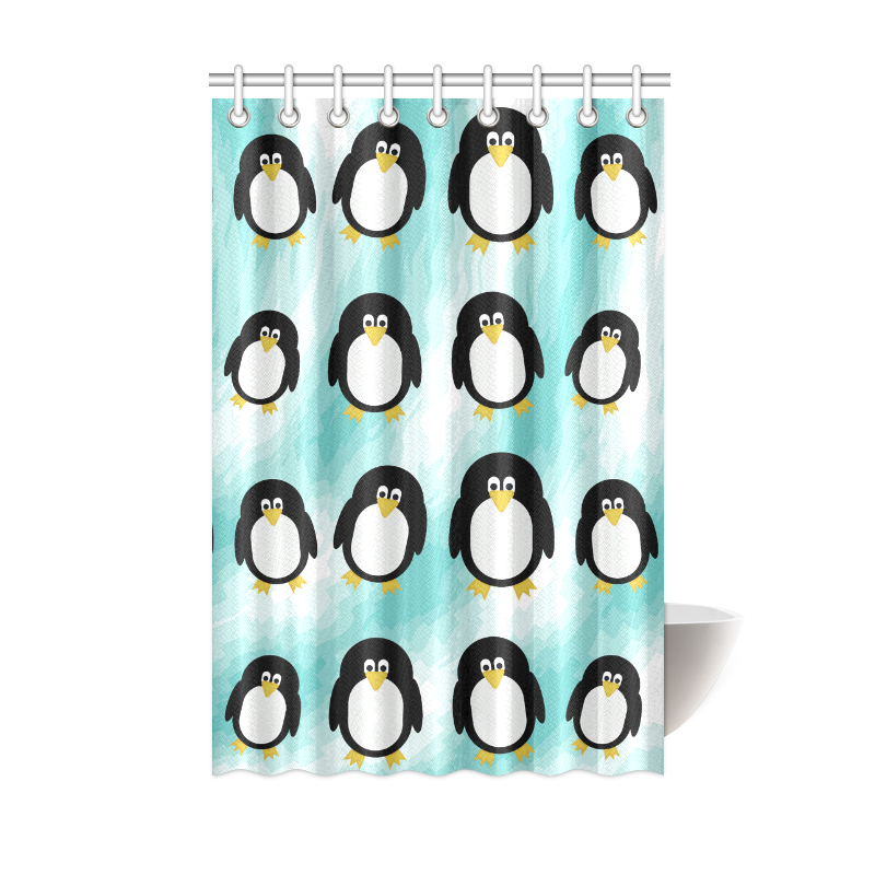 Penguins Shower Curtain 48"x72"