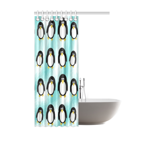 Penguins Shower Curtain 48"x72"
