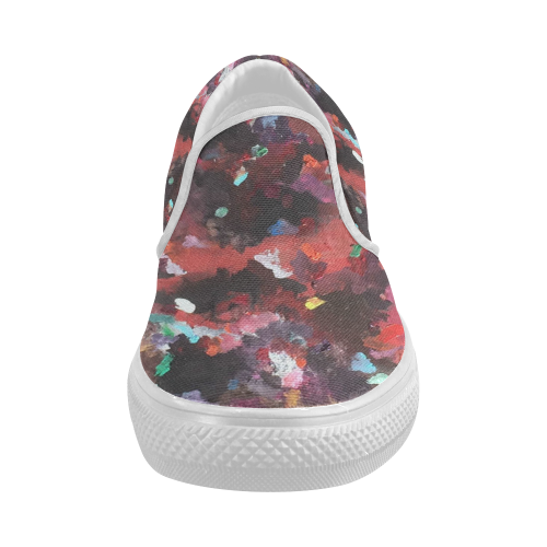 Spot Women's Slip-on Canvas Shoes (Model 019)