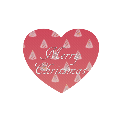 O Christmas Tree Heart-shaped Mousepad