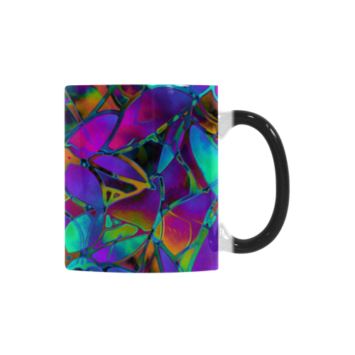 Floral Fractal Art G308 Custom Morphing Mug