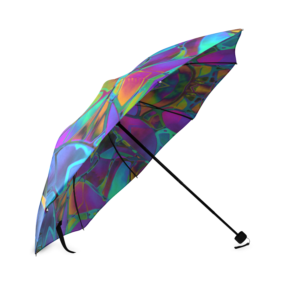 Floral Fractal Art G308 Foldable Umbrella (Model U01)