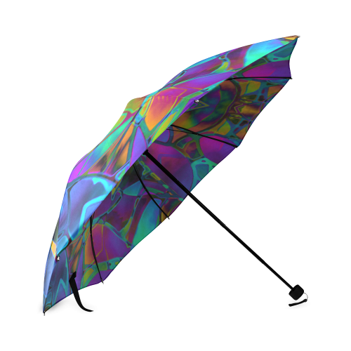 Floral Fractal Art G308 Foldable Umbrella (Model U01)