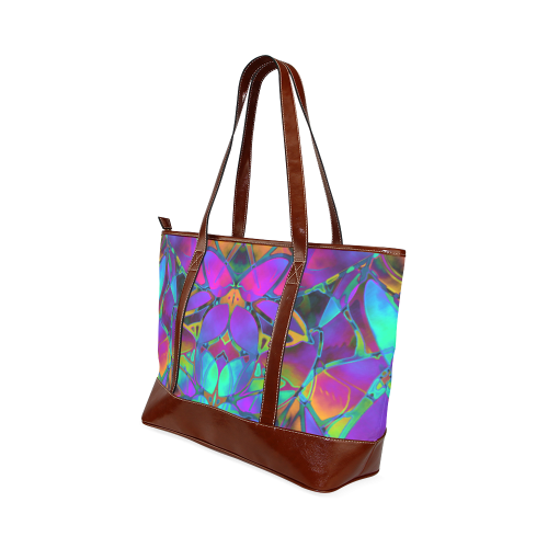 Floral Fractal Art G308 Tote Handbag (Model 1642)