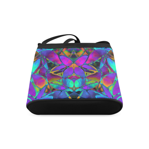 Floral Fractal Art G308 Crossbody Bags (Model 1613)