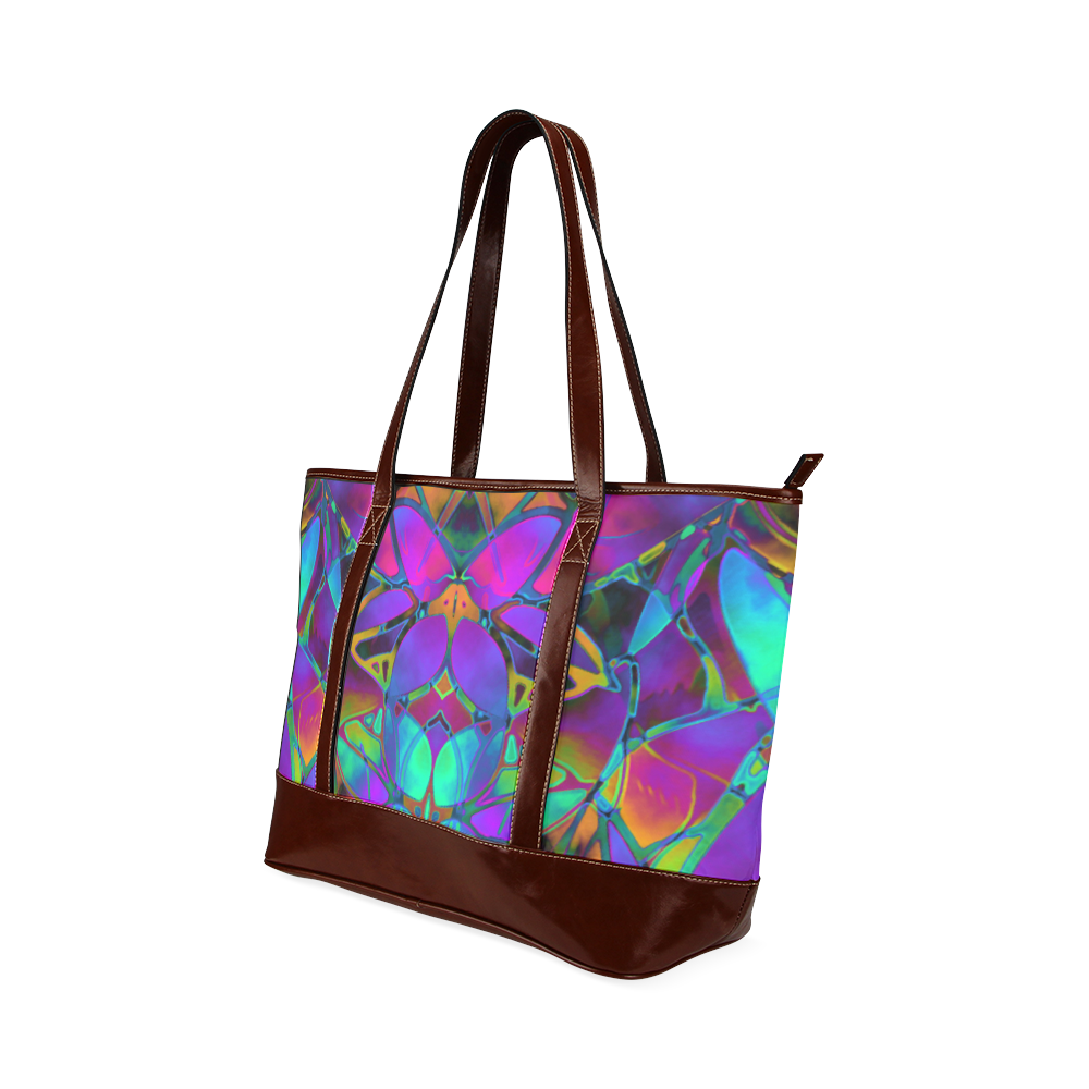 Floral Fractal Art G308 Tote Handbag (Model 1642)