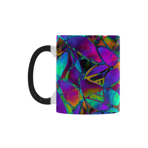 Floral Fractal Art G308 Custom Morphing Mug