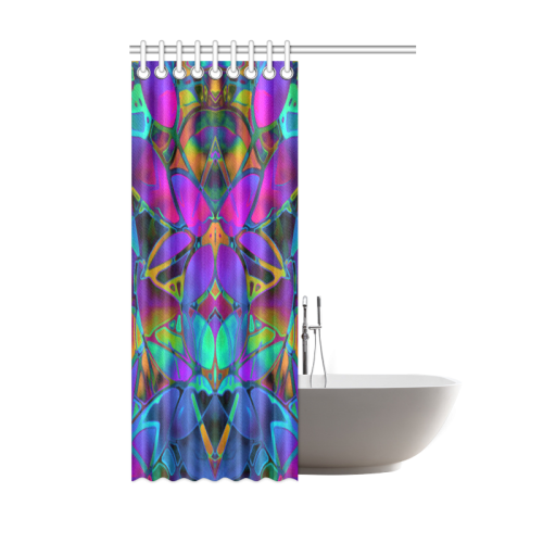 Floral Fractal Art G308 Shower Curtain 48"x72"