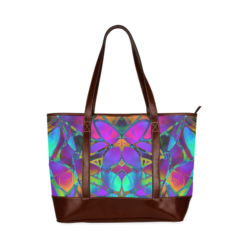 Floral Fractal Art G308 Tote Handbag (Model 1642)
