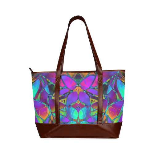 Floral Fractal Art G308 Tote Handbag (Model 1642)