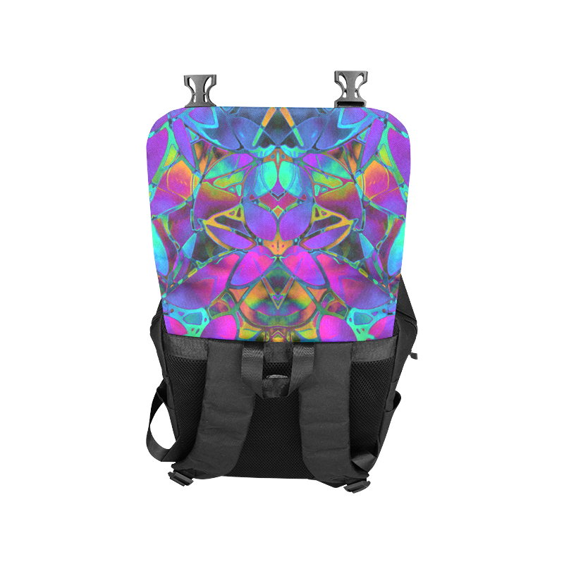 Floral Fractal Art G308 Casual Shoulders Backpack (Model 1623)