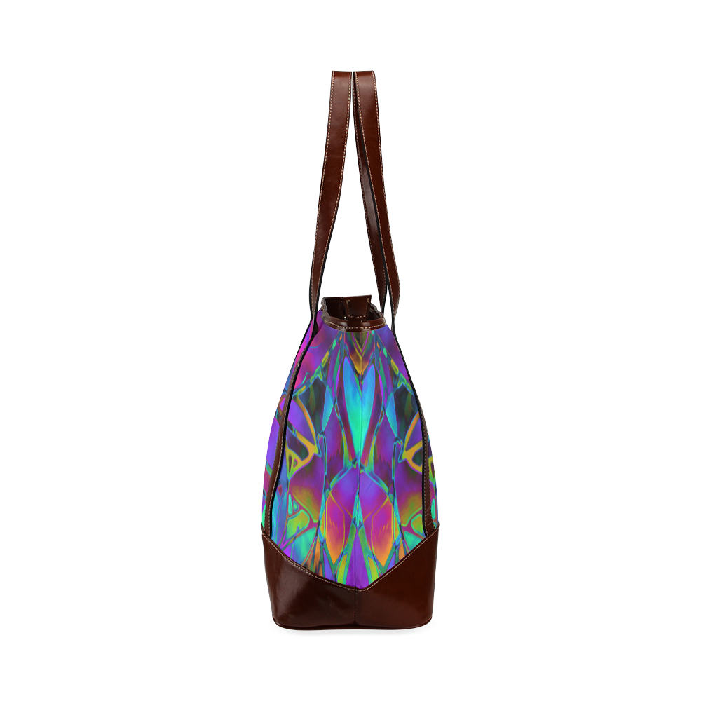 Floral Fractal Art G308 Tote Handbag (Model 1642)