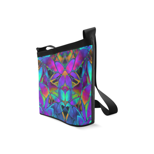 Floral Fractal Art G308 Crossbody Bags (Model 1613)