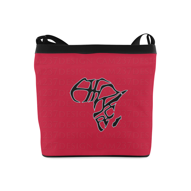 red africa tote bag_CAM237Design Crossbody Bags (Model 1613)