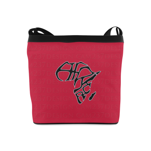 red africa tote bag_CAM237Design Crossbody Bags (Model 1613)