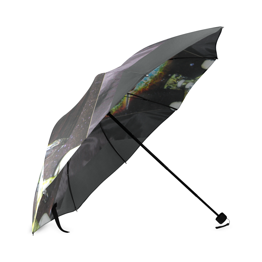 GOODWOOD EAGLE VS PREDATOR CLAUDE  ELEGANCE COGNAC Foldable Umbrella (Model U01)