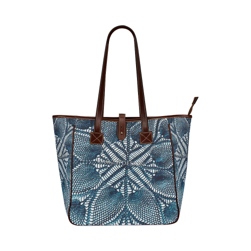 Custom print crochet Tote Bag_CAM237Design Classic Tote Bag (Model 1644)