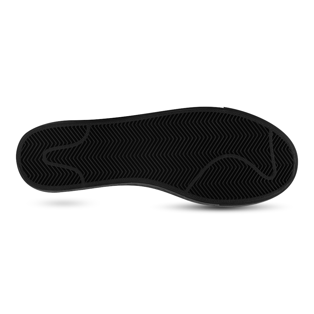 Spiral Dart Board Droste Effect Men's Chukka Canvas Shoes (Model 003)
