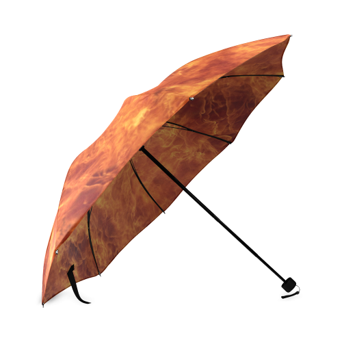 Fire Flames texture Foldable Umbrella (Model U01)