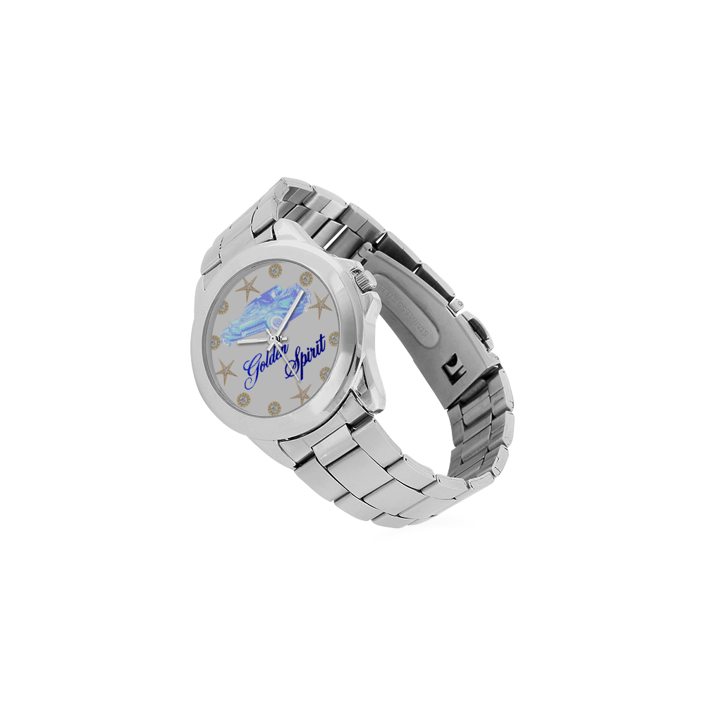 1984 ZIMMER GOLDEN SPIRIT BLUE Unisex Stainless Steel Watch(Model 103)