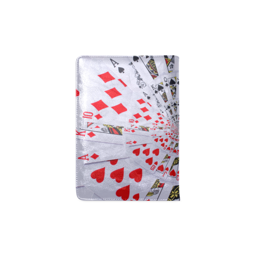 Poker Royal Flush All Suits Droste Spiral Custom NoteBook A5