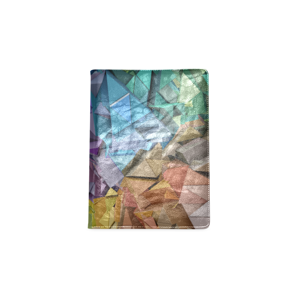 Colorful Abstract 3D Low Poly Geometric Custom NoteBook B5