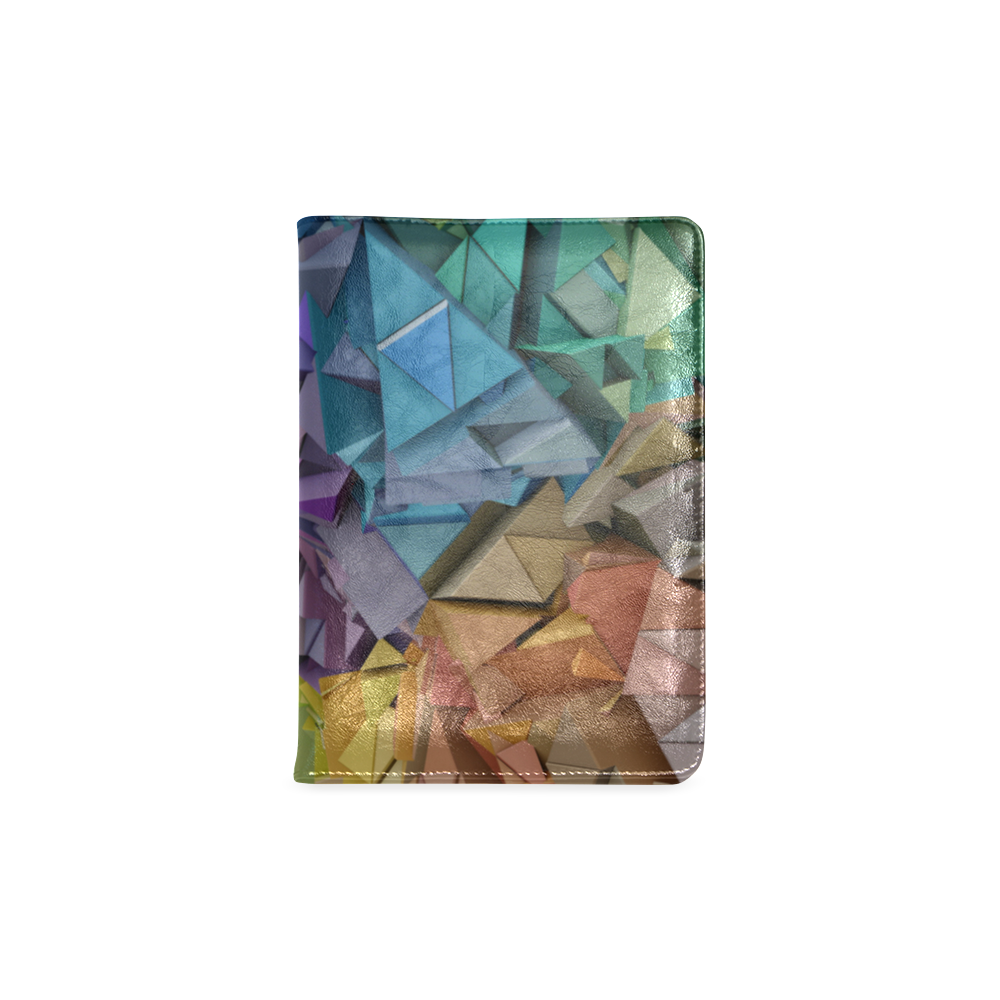 Colorful Abstract 3D Low Poly Geometric Custom NoteBook A5