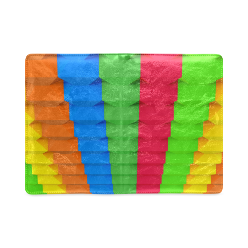 Colorful 3D Geometric Blocks Custom NoteBook A5