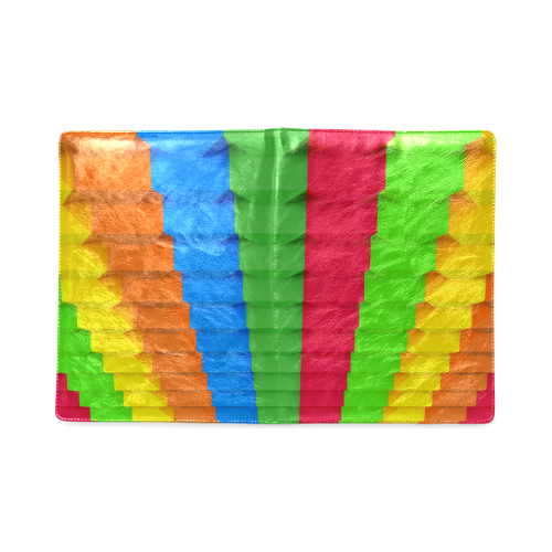 Colorful 3D Geometric Blocks Custom NoteBook B5