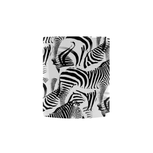 Black & White Stripes Custom Morphing Mug