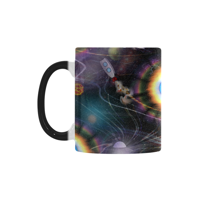 Space Bound Custom Morphing Mug