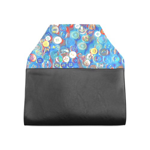 buttons in blue Clutch Bag (Model 1630)