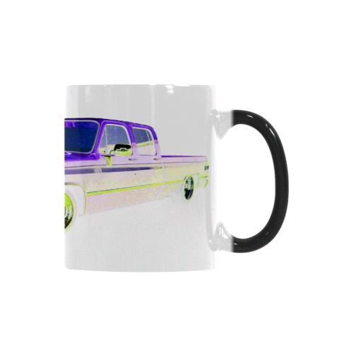 1988 CHEVROLET SILVERADO CREW CAB PURPLE N YELLOW Custom Morphing Mug