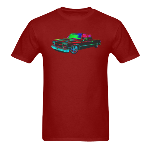 1988 CHEVROLET  SILVERADO CREW CAB RED Sunny Men's T- shirt (Model T06)