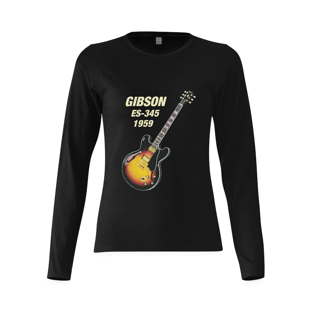 Gibson-es-345 1959 Sunny Women's T-shirt (long-sleeve) (Model T07)