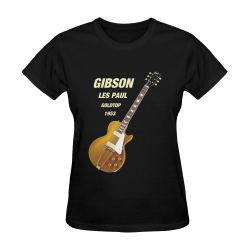 Gibson les paul goldtop 1953 Sunny Women's T-shirt (Model T05)