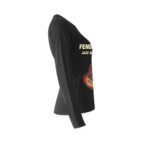 Fender Jazz Bass Sunny Women's T-shirt (long-sleeve) (Model T07)