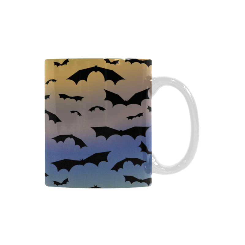 Bats in the Sunset White Mug(11OZ)