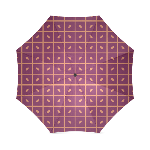 Leaves Pattern Foldable Umbrella (Model U01)