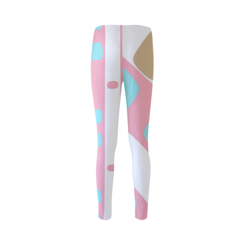 Leggings -pastel stripes with dots Cassandra Women's Leggings (Model L01)