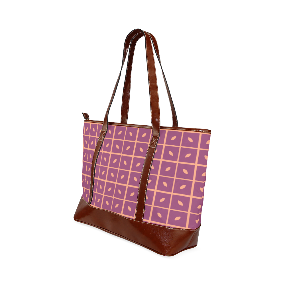 Leaves Pattern Tote Handbag (Model 1642)