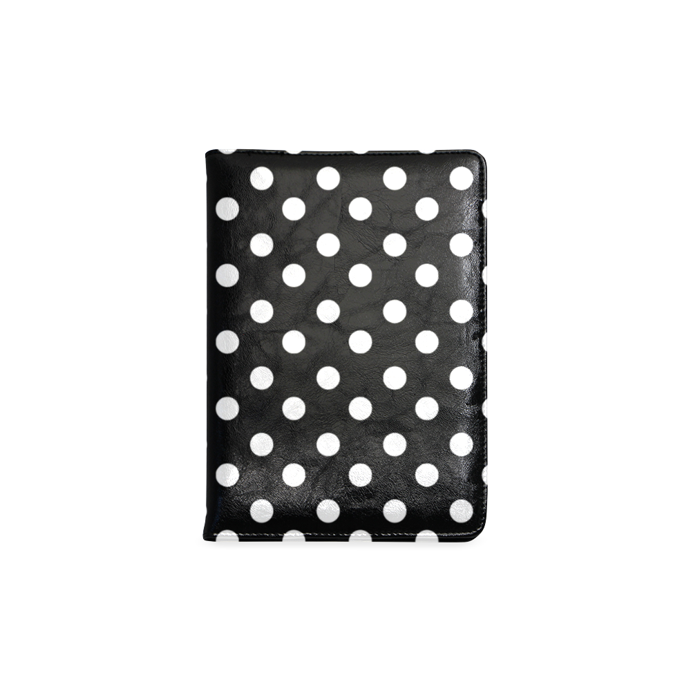 Black Polka Dots Custom NoteBook A5